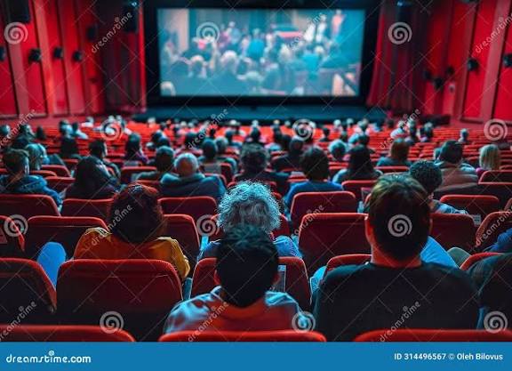 People at theatre watching movies. PHOTO/pexels