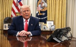 US President Donald Trump speaking at past event. PHOTO/WH X