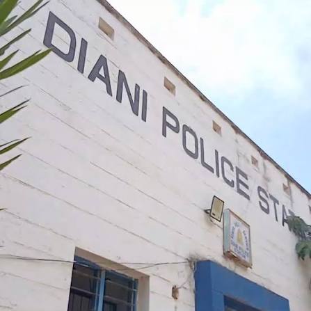 Foreigner arrested for abusing and spitting at a police officer