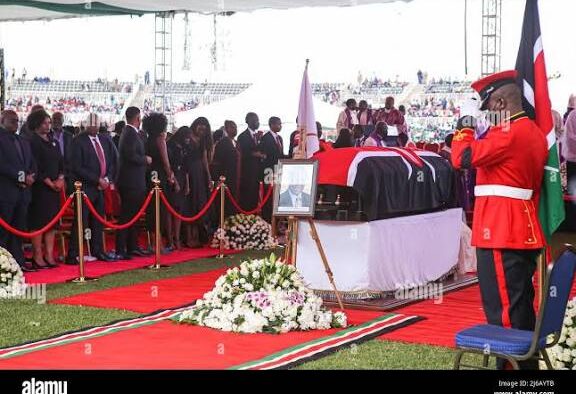 State Funeral Ceremony of the late Mwai Kibaki at Nyayo Stadium