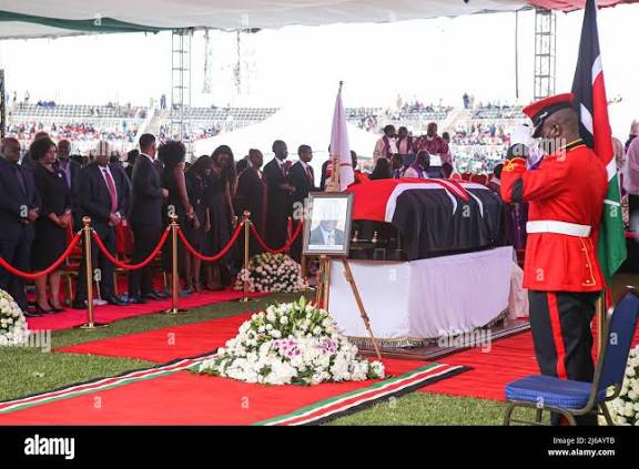 State Funeral Ceremony of the late Mwai Kibaki at Nyayo Stadium