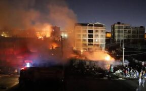 Fire razing down structures for illustration purposes. PHOTO/ABC
