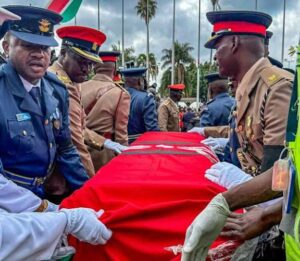 Raila Odinga remains at Parliament building