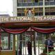 The National Treasury building in Nairobi CBD. PHOTO/CBD. Mbadi