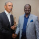 Former US President Barack Obama with Former Prime Minister The Late Raila Odinga. PHOTO/ Courtesy.