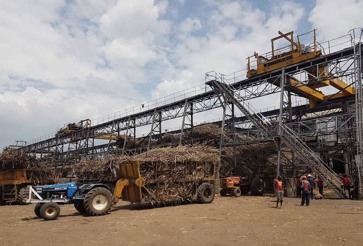 Workers Offload Sugarcane At A Factory In Kenya. PHOTO/ Courtesy