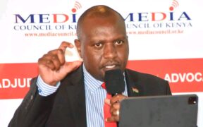 Media Council of Kenya CEO, David Omwoyo. PHOTO/MCK Facebook.