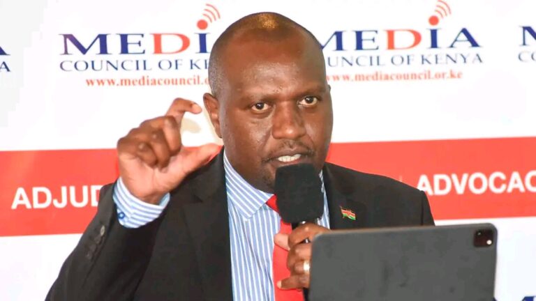 Media Council of Kenya CEO, David Omwoyo. PHOTO/MCK Facebook.