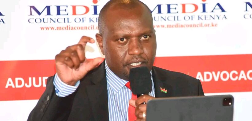 Media Council of Kenya CEO, David Omwoyo. PHOTO/MCK Facebook.