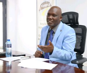 KeNHA Director, Luka Kimeli in a Past Event. PHOTO/ KeNHA. 