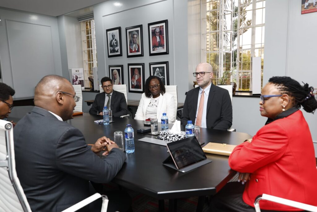 ICC Delegation and Chief Justice Martha Koome holding discussions on November 11, 2025. PHOTO/ Koome X