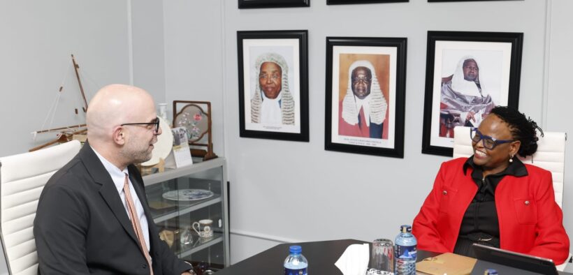 Chief Justice Martha Koome and ICC Secretary General held discussions on November 11, 2025. PHOTO/Koome X