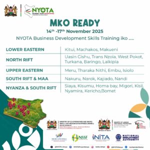 NYOTA Project Update on Their Training Schedule Nationwide. PHOTO/ NYOTA Project X