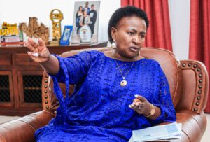 Machakos County Governor, Wavinya Ndeti in a Past Event. PHOTO/ Wavinya X.