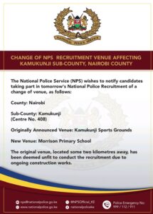 A notice released by the NPS
Image/NPS