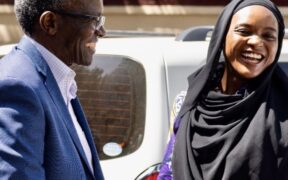 Shakira wafula and David Maraga Image/Shakira/X