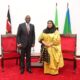 President William Ruto and Tanzania's Samia Suluhu held talks during a visit to Tanzania PHOTO/PCS
