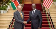 President William Ruto together with Malaysian Prime Minister Dato’ Seri Anwar Ibrahim at Statehouse. PHOTO/ Ruto X