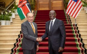 President William Ruto together with Malaysian Prime Minister Dato’ Seri Anwar Ibrahim at Statehouse. PHOTO/ Ruto X