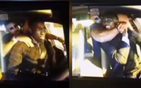 A Collage of a Kenyan Driver and A Qatari National Seen Struggling in a Video Circulating Online with Claims of Explicit Exploitation. PHOTO/ Courtesy