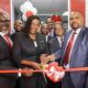 Kitui County CECM for Trade Ms. Rose Mutuku, CEC for Finance, Economic Planning, and Revenue Management Mr. Peter Mwikya Kilonzo, DTB Kenya Managing Director & CEO Murali Natarajan, and Director of Retail Banking George Otiende officially cut the ribbon during the grand opening of the DTB Kenya branch in Kitui Town.