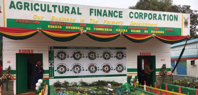 Agricultural Finance Corporation Entrance Block In A Past Agricultural Showcasing. PHOTO/ Courtesy