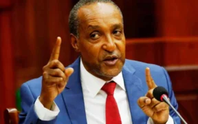 Ambassador Macharia Kamau, Who is Currently The Chairman of the Advisory Group of the United Nations Secretary-General's Peacebuilding Fund. PHOTO/ Citizen TV