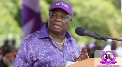 COTU-K Secretary General Bro. Francis Atwoli