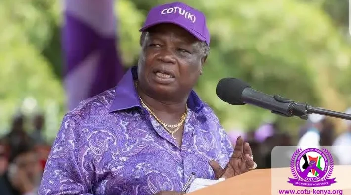 COTU-K Secretary General Bro. Francis Atwoli