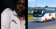 A collage of Ena Coach Driver and it's bus. PHOTO/Enacoach