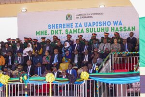 Leaders from Africa and other parts of the world attending the swearing in of Tanzania's president Image/TBC