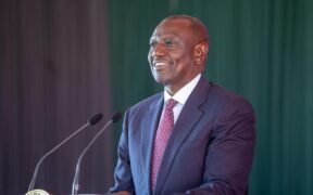 President William Ruto while addressing the Public PHOTO/PCS