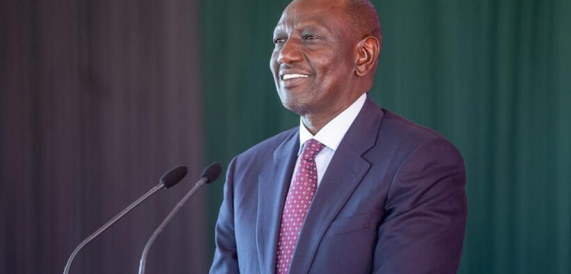 President William Ruto while addressing the Public PHOTO/PCS