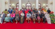 First Lady Mama Rachel Ruto with County First Spouses at State House, Nairobi on March 17, 2023. PHOTO | Nation