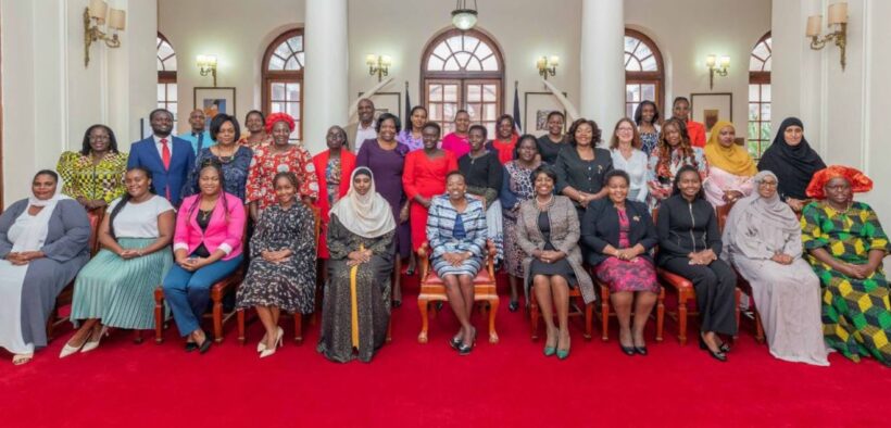 First Lady Mama Rachel Ruto with County First Spouses at State House, Nairobi on March 17, 2023. PHOTO | Nation