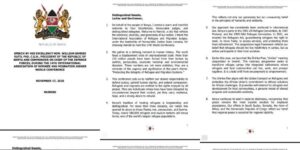 Message from the president during the official opening of 14th World Conference of Refugees and Migration Judges