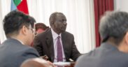 President William Ruto met China Communications Constructions Company President Zhang Bingman PHOTO/PCS