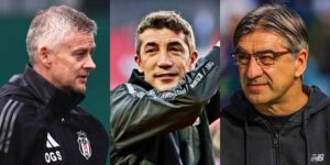 A collage photo of Ole Gunnar,Bruno Lage and Ivan Juric 