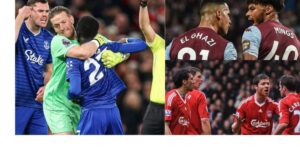 players captured having heated disagreements with their own in the field