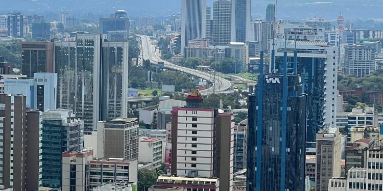 Aerial View of Nairobi Kenya