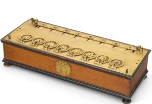 La, Pascaline,the first mechanical calculator Via Getty Images