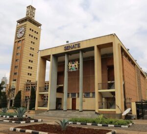 Parliament building in Nairobi Kenya