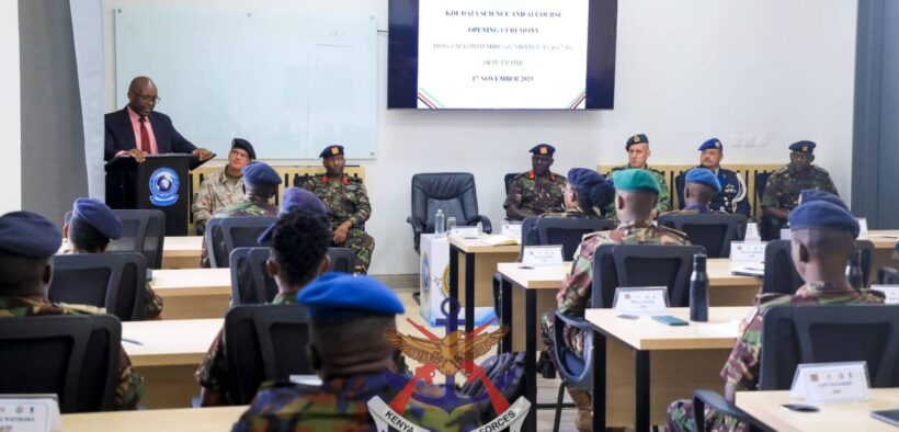 KDF has launched Data Science and AI course for officers. PHOTO/KDF.