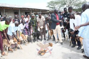 KDF officers conducted conducted a humanitarian outreach to residents of Kagir in Baringo North Sub-County