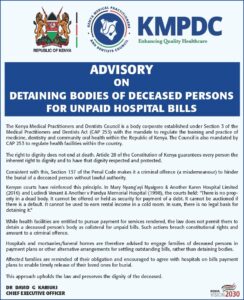 he Kenya Medical Practitioners and Dentists Council (KMPDC) Chief Executive Officer (CEO), Dr. David Kairuki