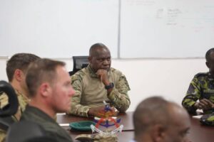 Deputy Inspector General of Police (APS) Gilbert Masengeli visits the Multi-Agency Operation Amani Boni Headquarters at Kenya Navy Base, Manda Bay, on October 31, 2025.