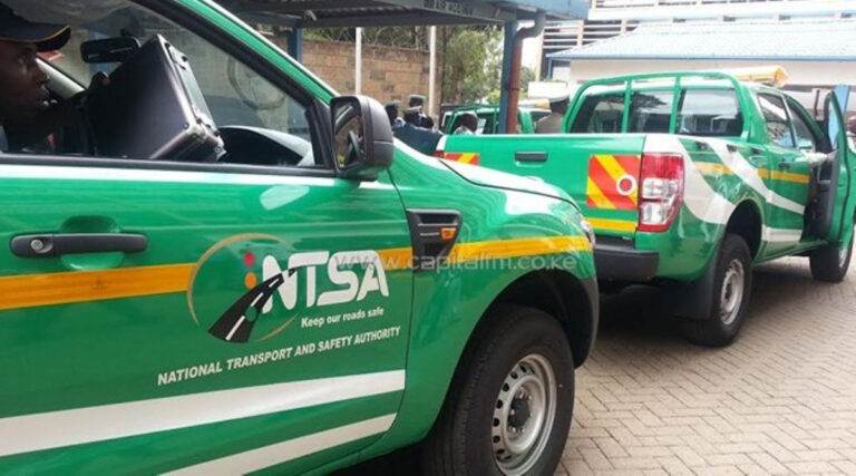 NTSA Vehicles in A Past Event. PHOTO/ NTSA