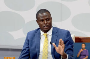 Kiharu MP Ndindi Nyoro in a past address. PHOTO|COURTESY