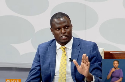 Kiharu MP Ndindi Nyoro in a past address. PHOTO|COURTESY