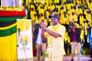 President William Ruto during UDA National Governing Council (NGC) on September 29, 2023 at the BOMAS of Kenya. PHOTO/UDA.